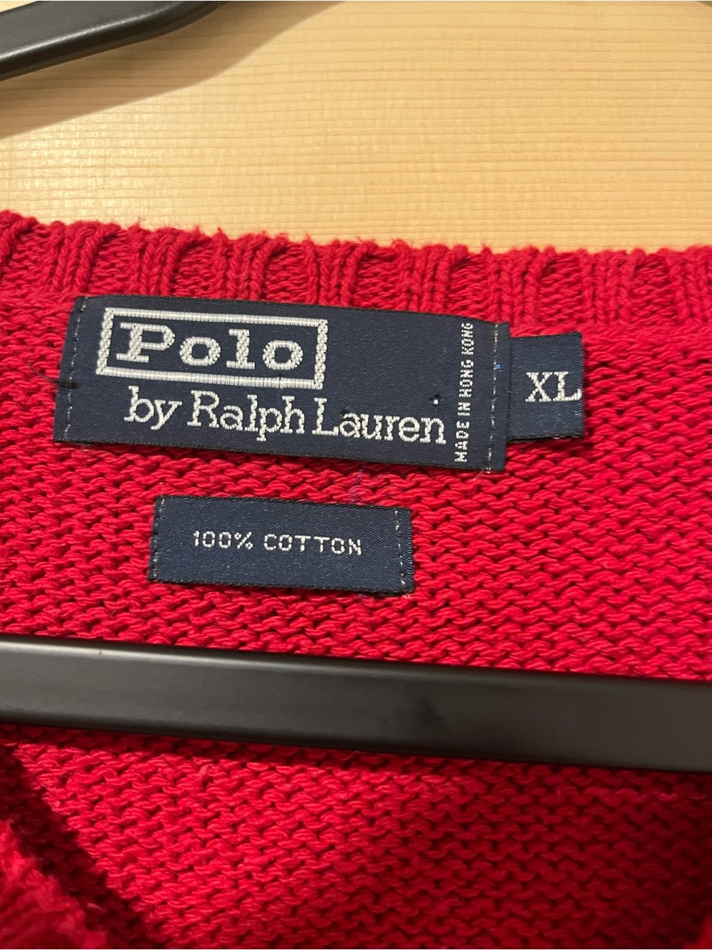 Vintage Polo by Ralph Lauren men’s sweater, size XL 🐎 - Picture 3 of 9